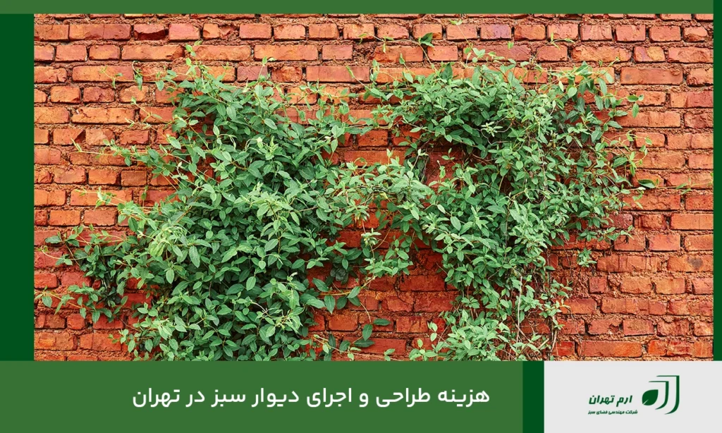 هزینه طراحی و اجرای دیوار سبز در تهران