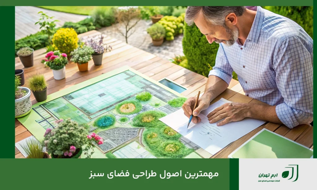 مهمترین اصول طراحی فضای سبز چیست؟ 